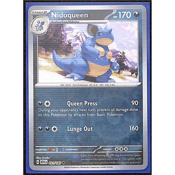 Pokemon Nidoqueen - 031/165 Reverse Holo 151