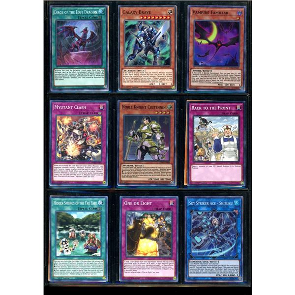 Lot Of 18 Various Yu-Gi-Oh Collector Cards Foil & Non-Foil Cards