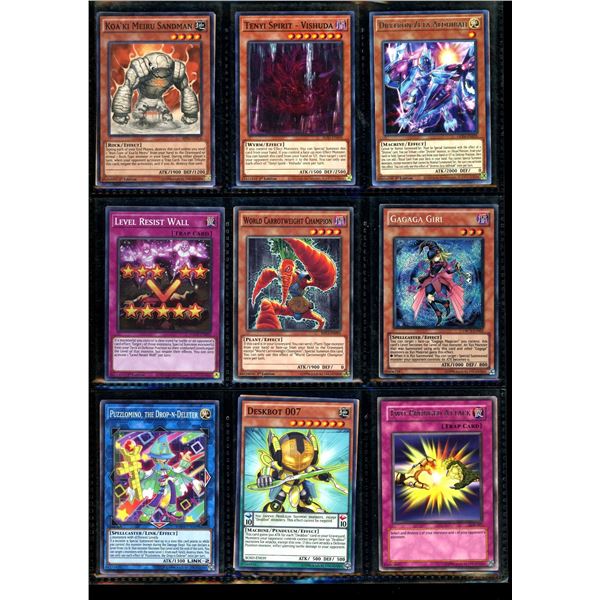 Lot Of 18 Various Yu-Gi-Oh Collector Cards Foil & Non-Foil Cards