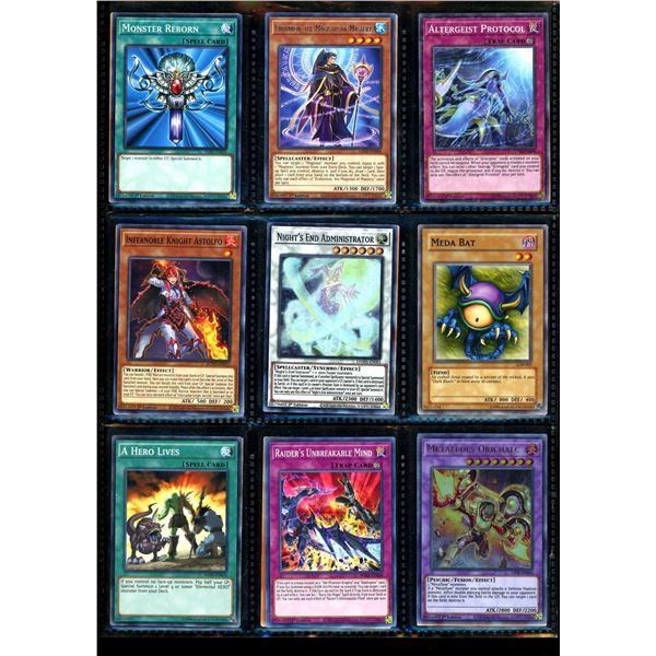 Lot Of 18 Various Yu-Gi-Oh Collector Cards Foil & Non-Foil Cards