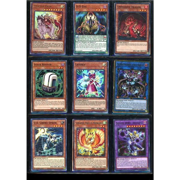 Lot Of 18 Various Yu-Gi-Oh Collector Cards Foil & Non-Foil Cards