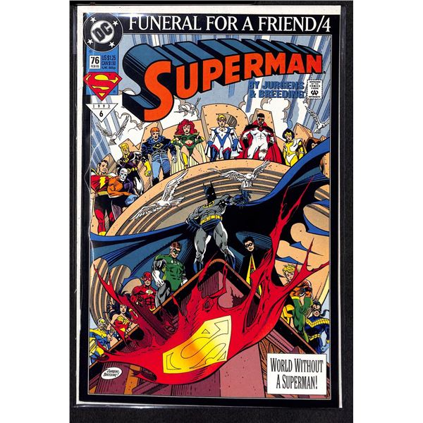 DC Superman Funeral For A Friend #76