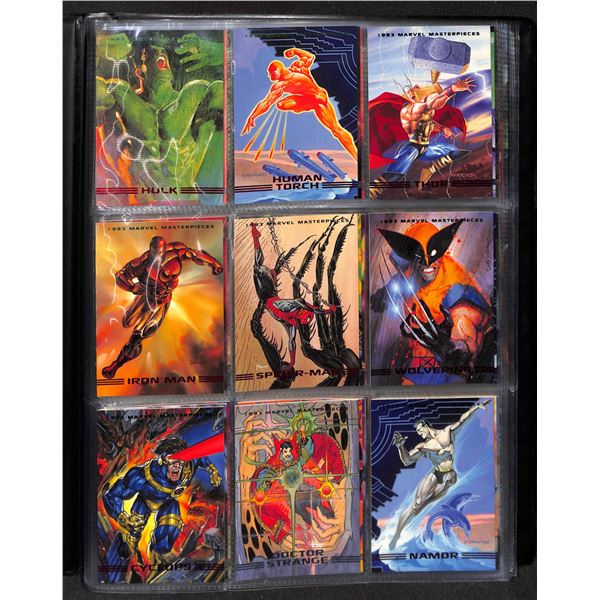 1993 SkyBox Marvel Masterpieces Complete Set 90 Cards BV $80+