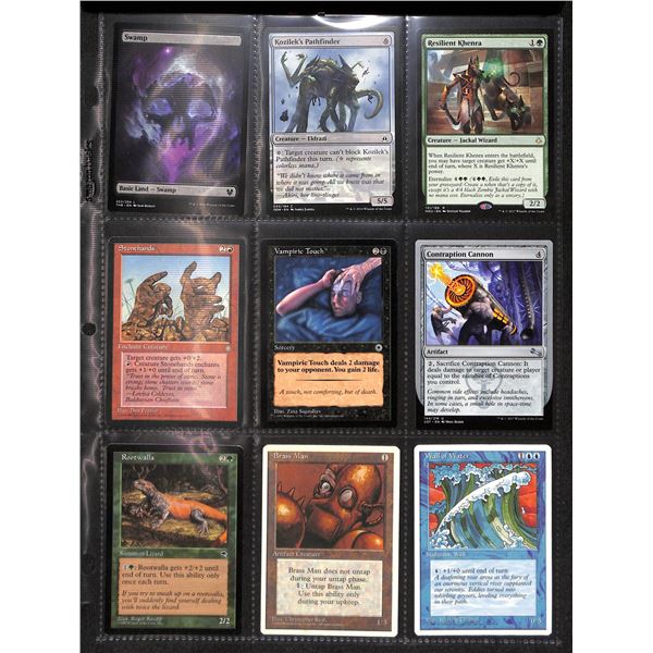 Lot Of 9 Various Magic The Gathering Cards Various Sets & Colors