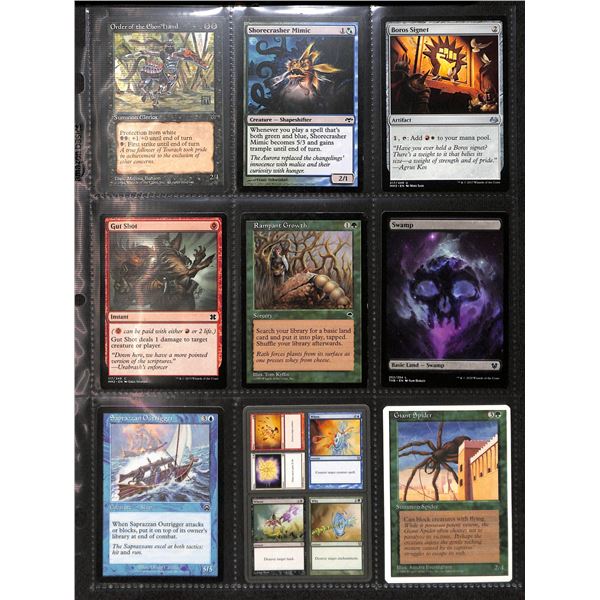 Lot Of 9 Various Magic The Gathering Cards Various Sets & Colors