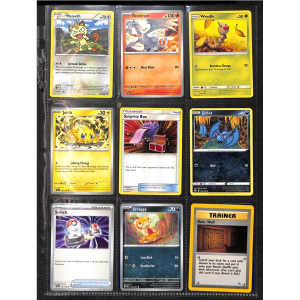 Lot Of 18 Various Pokemon Collector Cards