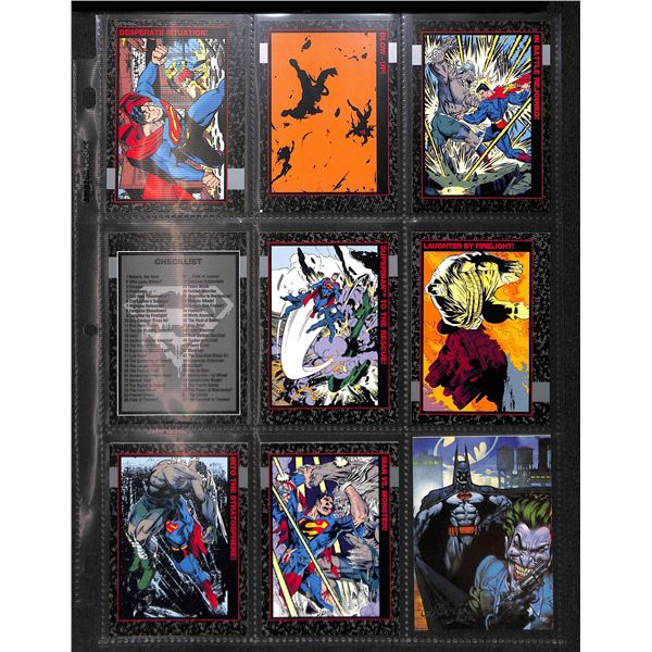 Lot Of 9 Various Marvel Collector Cards