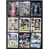 Image 1 : Lot of 9 Various Football Rookie & Insert Cards Various Teams & Players