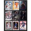 Image 1 : Lot of 9 Various Basketball Inserts and Rookie Collector Cards