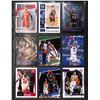 Image 1 : Lot of 9 Various Basketball Inserts and Rookie Collector Cards