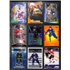 Image 1 : Lot of 9 Various Hockey Inserts or Rookie Cards Various Teams & Players