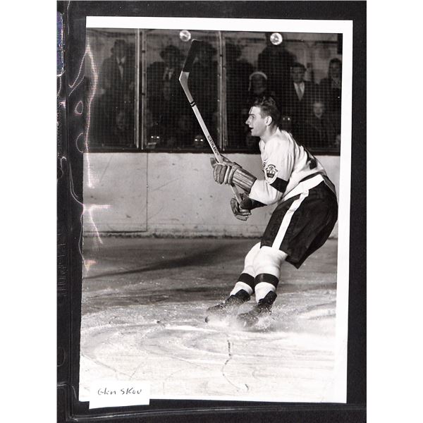 1950's Black & White 6x9 Glen Skov Hockey Photo