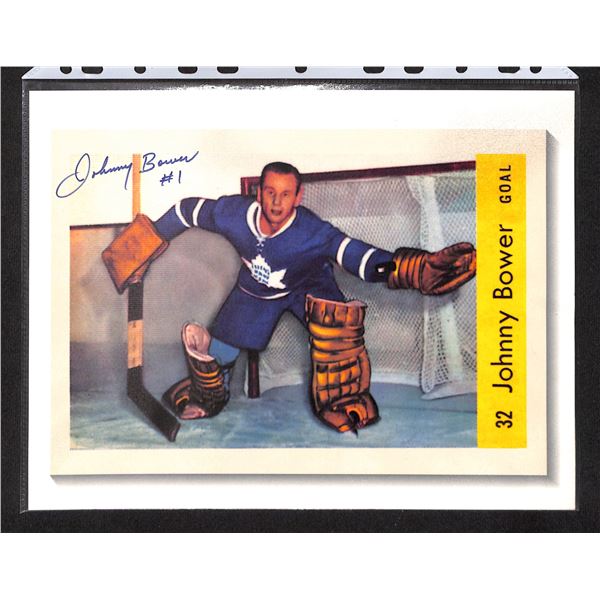 Johnny Bower Toronto Maple Leafs 8x10 Signed