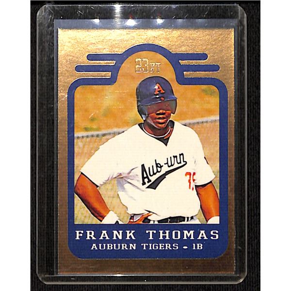 1990 Bleachers Frank Thomas 23kt Rookie RC #1