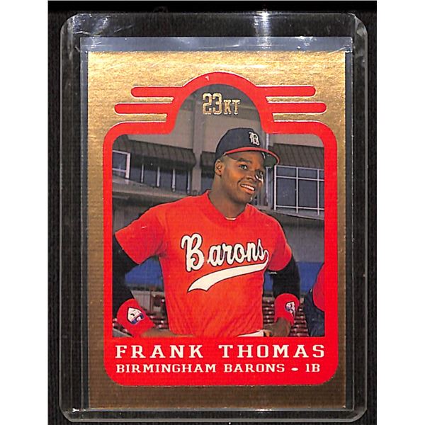 1990 Bleachers Frank Thomas 23kt Rookie RC #3