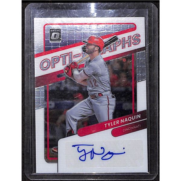 2022 Donruss Optic Optigraphs #22 Tyler Naquin