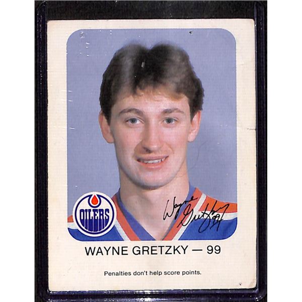 1981 Oilers Red Rooster Wayne Gretzky Card