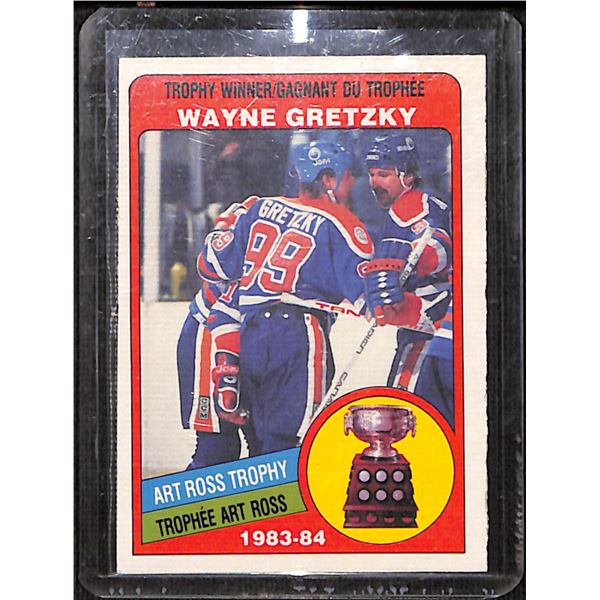 1984-85 O-Pee-Chee #373 Wayne Gretzky Ross
