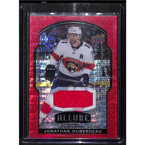 2020-21 Upper Deck Allure Jerseys Red Rainbow #65 Jonathan Huberdeau