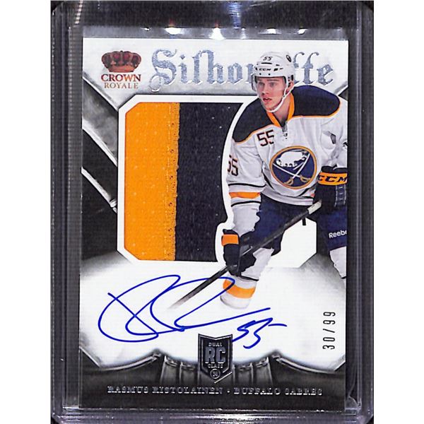 2013-14 Crown Royale #189 Rasmus Ristolainen JSY AU RC 30/99 BV $45