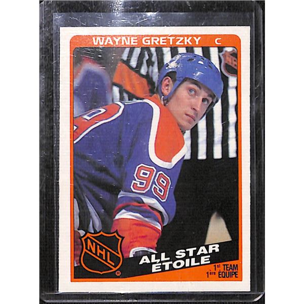1984-85 O-Pee-Chee #208 Wayne Gretzky All Star BV $75