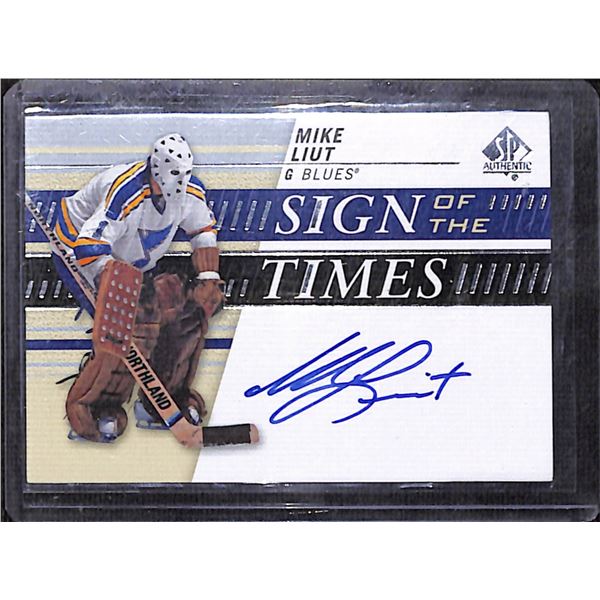 2019-20 SP Authentic Sign of the Times #SOTTML Mike Liut