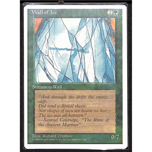 Magic the Gathering Wall of Ice Fourth Edition