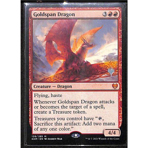 Magic the Gathering Goldspan Dragon Kaldheim