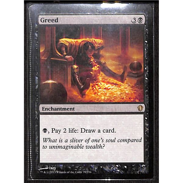 Magic the Gathering Greed Commander 2013