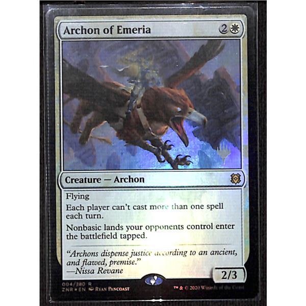 Magic the Gathering Archon of Emeria FOIL Zendikar Rising
