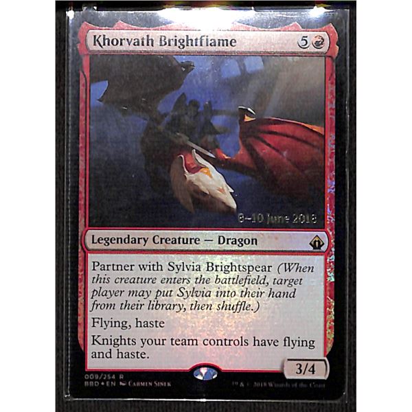 Magic the Gathering Khorvath Brightflame FOIL Date Stamped Battlebond