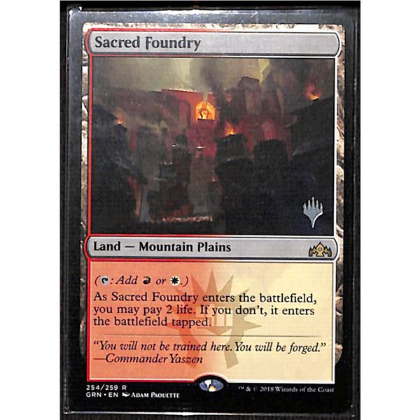 Magic the Gathering Sacred Foundry Guilds of Ravnica