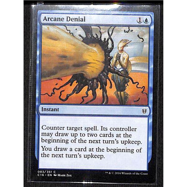 Magic the Gathering Arcane Denial Commander 2016