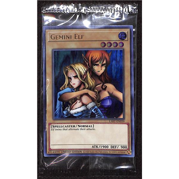 Yugioh LART-EN039 Gemini Elf Sealed Limited Edition