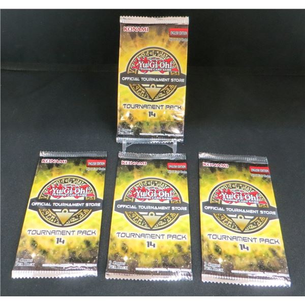 4 Sealed Packs Of Yu-Gi-Oh Official Tournament Store Tournament Pack #14