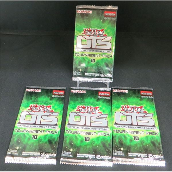 4 Sealed Packs Of Yu-Gi-Oh Official Tournament Store Tournament Pack #10