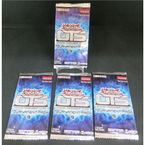 4 Sealed Packs Of Yu-Gi-Oh Official Tournament Store Tournament Pack #9