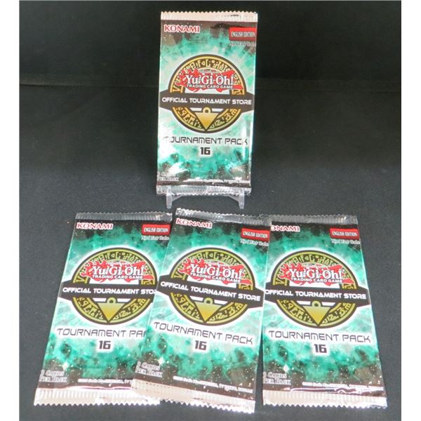 4 Sealed Packs Of Yu-Gi-Oh Official Tournament Store Tournament Pack #16