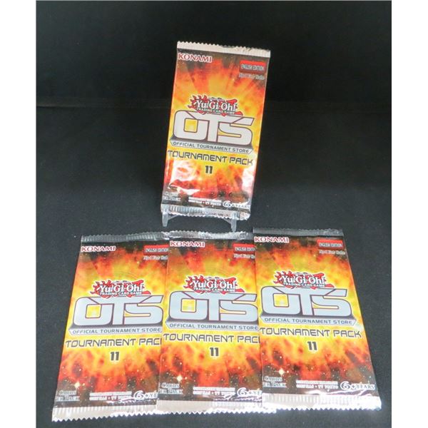 4 Sealed Packs Of Yu-Gi-Oh Official Tournament Store Tournament Pack #11