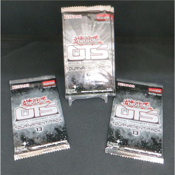 4 Sealed Packs Of Yu-Gi-Oh Official Tournament Store Tournament Pack #13