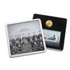 Image 2 : RCM 2010 $1 The Canadian Navy, 100th Anniversary - Gold-Plated Coin and Stamp Set