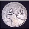 Image 1 : 1937 Canadian Silver 25 Cent Coin