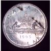 Image 1 : 1965 Canadian Silver $1 Dollar Coin