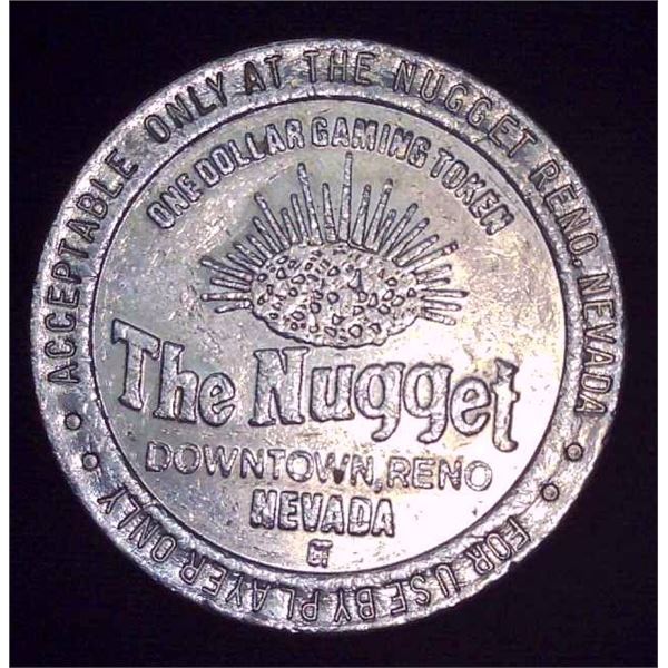 The Nugget Reno Nevada One Dollar Gaming Token