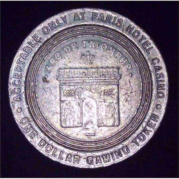 Paris Las Vegas One Dollar Gaming Token