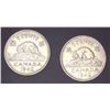 Image 1 : 2x Canadian Nickels 1942