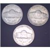 Image 2 : 3x USA Nickels 1949