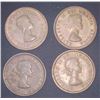 Image 2 : 4x Canadian Pennies 1953