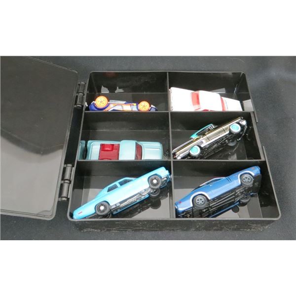Hot Wheels Collector Case With 6 Collector Cars