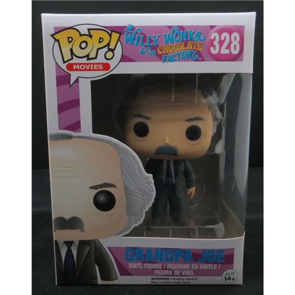 New Funko Pop Willy Wonka & The Chocolate Factory Grandpa Joe #328 BV $50